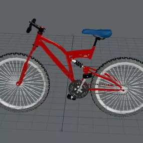 Red Mountain Bicycle 3d model