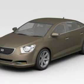 Luxury Sedan Car 3d model