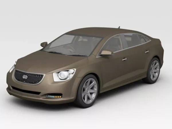 Luxury Sedan Car 3d model Luxury Sedan Car 3d model