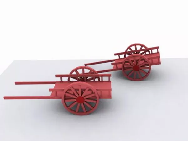 Gypsy Caravan Carriage 3d model