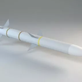 Amraam Missile 3d model