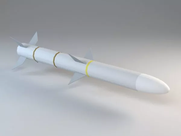 China Df31 Ballistic Missile 3d model