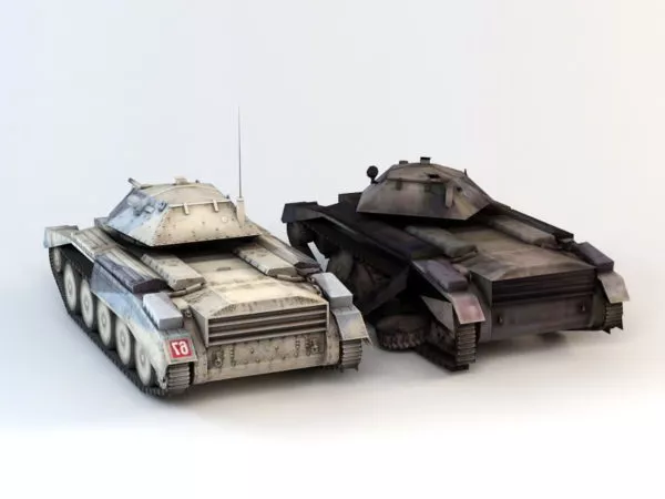 British A15 Crusader Tank 3d model British A15 Crusader Tank 3d model