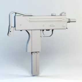 Mac-10 Submachine Gun 3d model