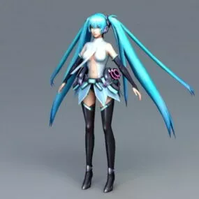 Hatsune Miku 3d model