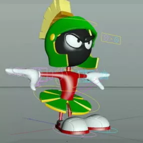 Marvin The Martian Rig 3d model