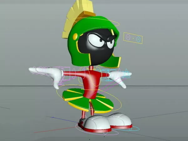 Marvin The Martian Rig 3d model Marvin The Martian Rig 3d model