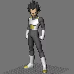 Mô hình 3d Dragon Ball Vegeta