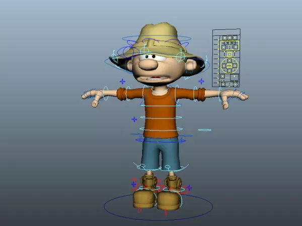 Farm Boy Rigged 3d model Farm Boy Rigged 3d model