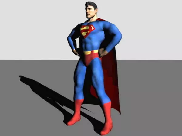 Superman Character Toy 3d model