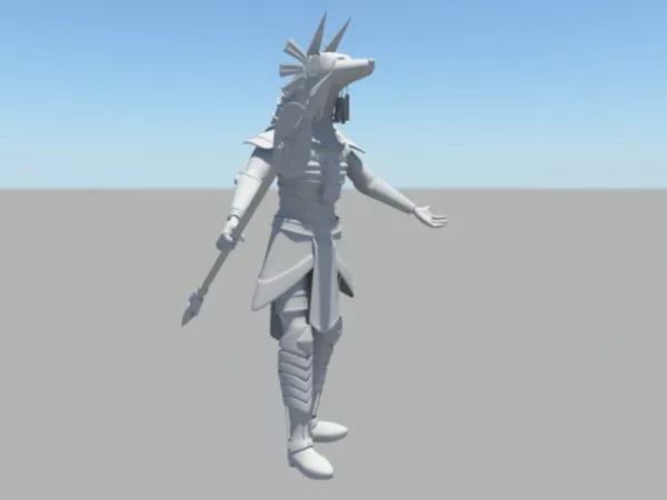 Egyptian High Priest 3d model Egyptian High Priest 3d model