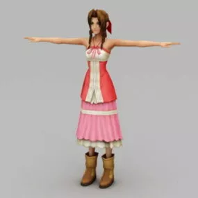 Aerith Gainsborough 3d model