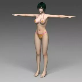 Bikini Swimwear Woman 3d model