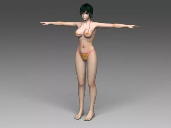 Bikini Girl Rigged 3d model