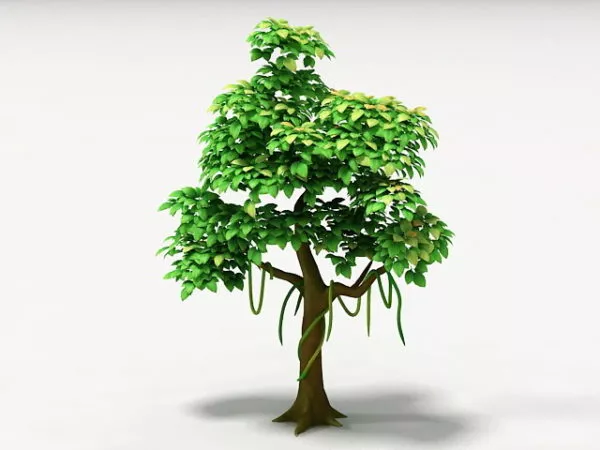 Cartoon Tree 3d model Cartoon Tree 3d model