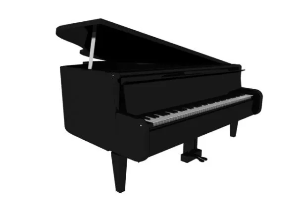 Digital Grand Piano 3d model Digital Grand Piano 3d model