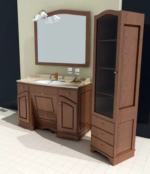 Vintage Bathroom Sink Vanities 3d model Vintage Bathroom Sink Vanities 3d model