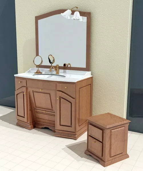 Country Bathroom Vanities 3d model Country Bathroom Vanities 3d model