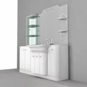 Bathroom Cabinet Idea 3d model