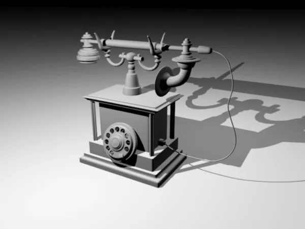 Old Telephone 3d model Old Telephone 3d model