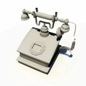 Antique Phone 3d model