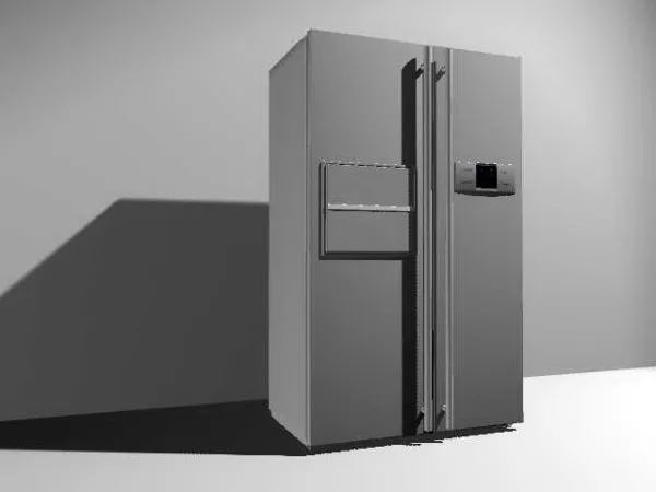 Large Refrigerator 3d model Large Refrigerator 3d model