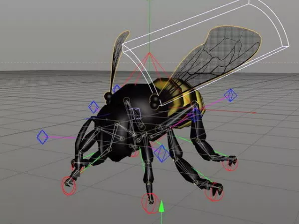 Honey Bee Rig 3d model Honey Bee Rig 3d model
