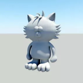 Cartoon Cat 3d model