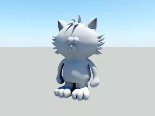 Cartoon Cat 3d model Cartoon Cat 3d model