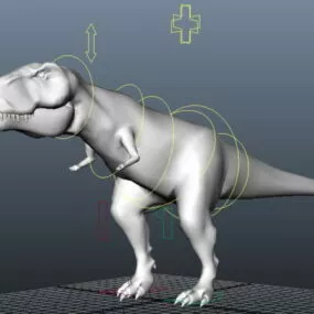 T-rex Rig 3d model