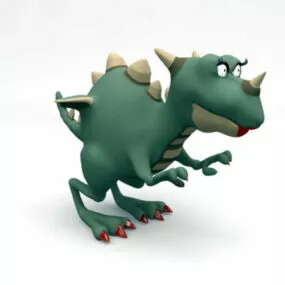 Cartoon Dinosaur 3d model