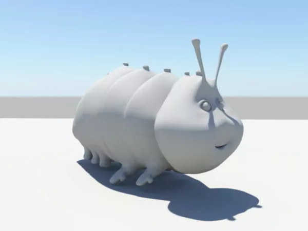 Sandworm Creature 3d model