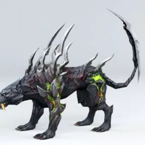 Demon Panther 3d model