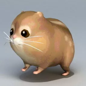 Cartoon Gopher 3d model