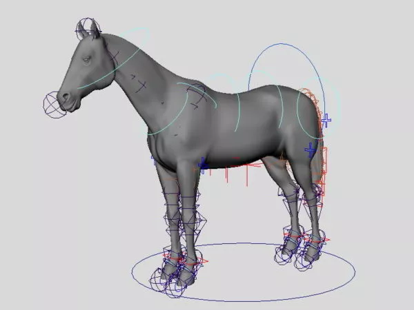Horse Rig 3d model Horse Rig 3d model