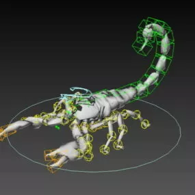 Scorpion Rig 3d model