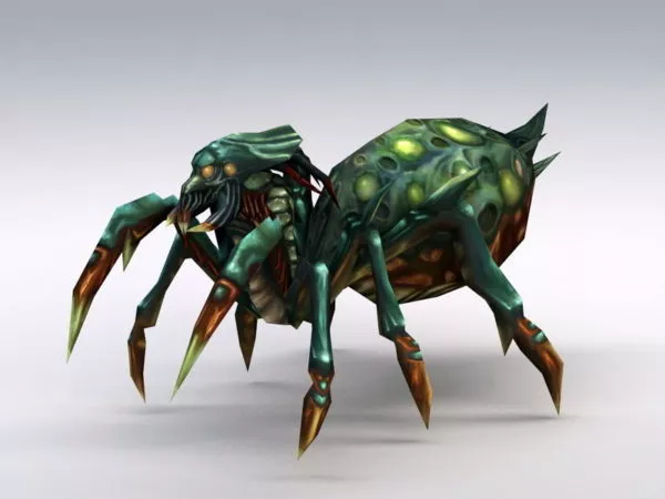 Low Poly Spider Monster 3d model Low Poly Spider Monster 3d model