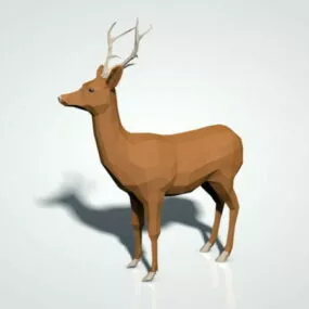 Low Poly Deer 3d model