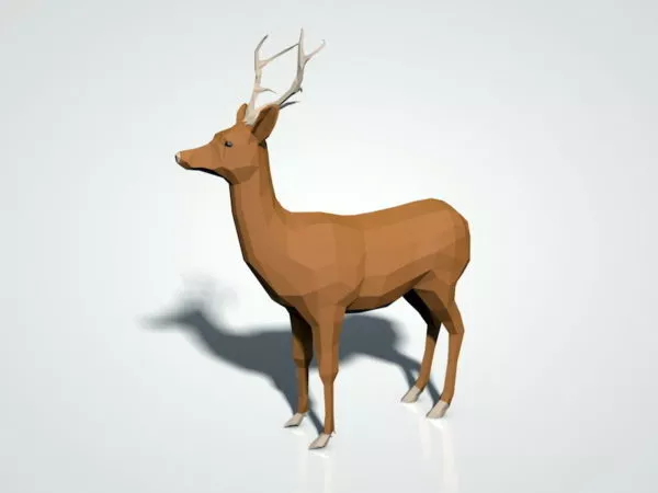 Low Poly Deer 3d model Low Poly Deer 3d model