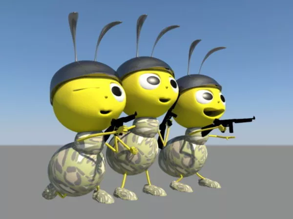 Ant Character 3d model