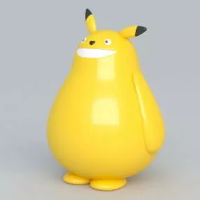 Fat Pikachu 3d model
