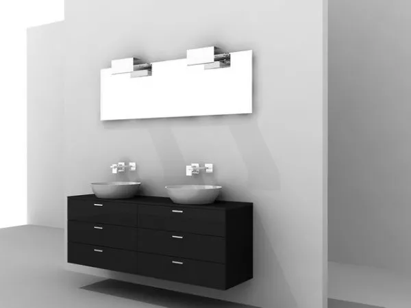 Bathroom Vanity Black 3d model Bathroom Vanity Black 3d model