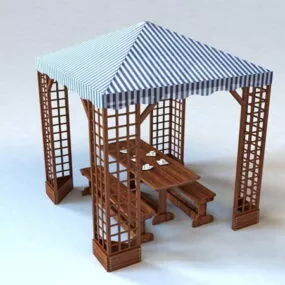 Outdoor Patio Canopy Gazebo 3d model