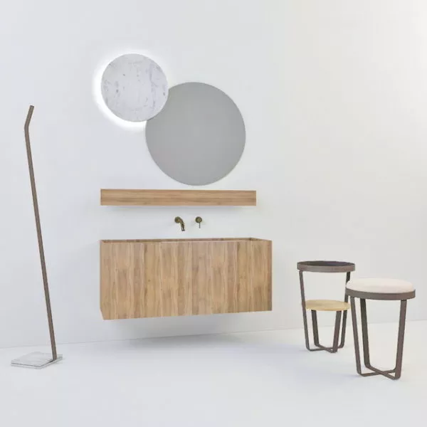 Modern Bathroom Vanity Set 3d model Modern Bathroom Vanity Set 3d model