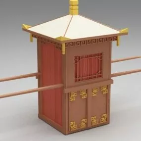 Chinese Sedan Chair 3d model