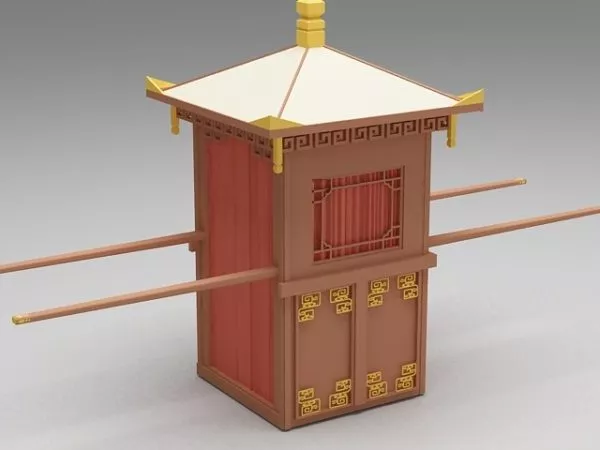Chinese Sedan Chair 3d model Chinese Sedan Chair 3d model