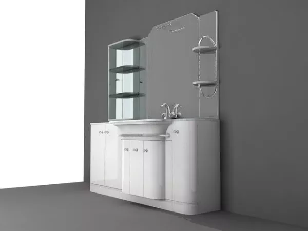 Modern Bathroom Vanities 3d model Modern Bathroom Vanities 3d model