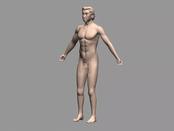 Woman Base Mesh 3d model