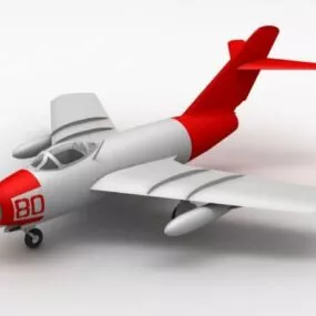 Chengdu J-8 Fighter 3d model