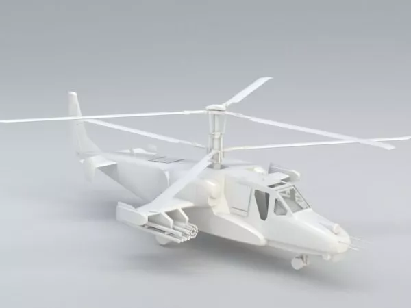 Ka-50 Russian Attack Helicopter 3d model Ka-50 Russian Attack Helicopter 3d model